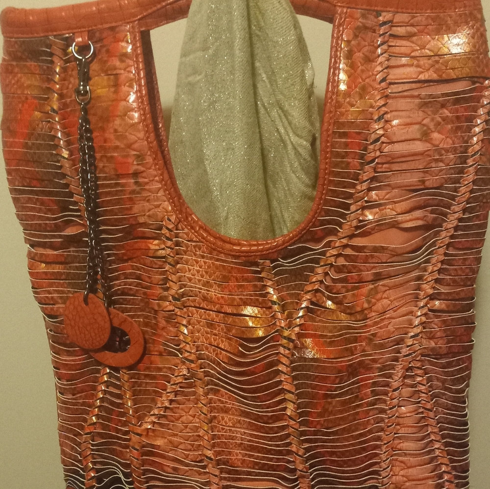 Snake skin purse